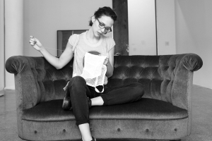 Get the latest News on Zoe Buckman. Zoe working on contemporary fiber art at her New York art studio.